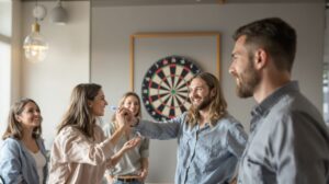 Le jeu de fléchettes, un atout convivial pour votre teambuilding d'entreprise